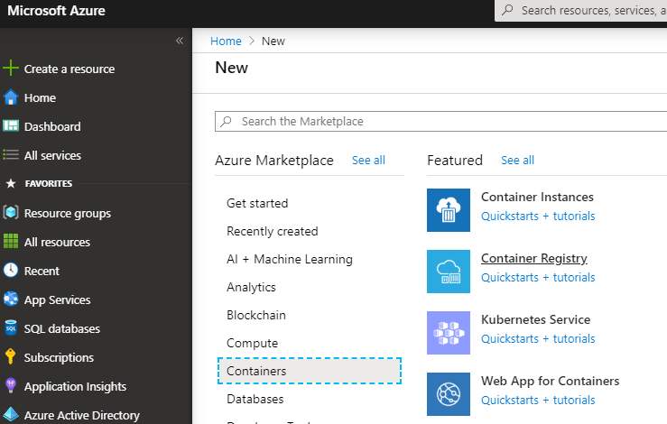 Create an Azure Container Registry